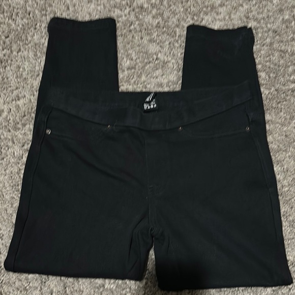 HUE Black Jeggings Stretchy Slim Fit - Picture 1 of 6